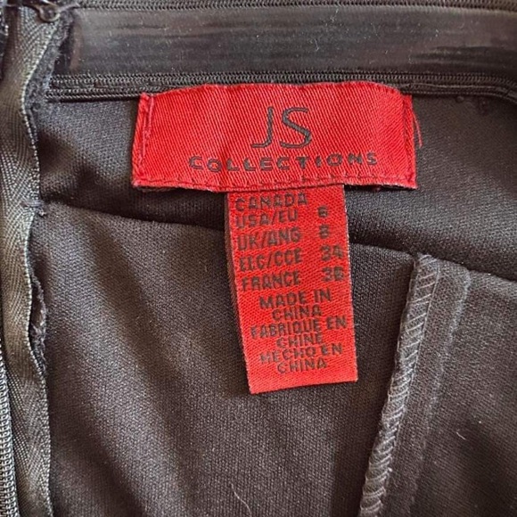 JS Collections Black Dress - Picture 4 of 4